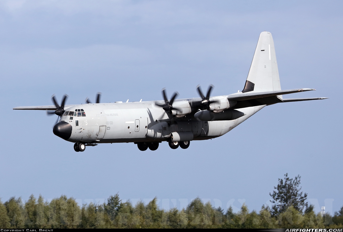 Italy - Air Force Lockheed Martin C-130J-30 Hercules (L-382) MM62193 at Eindhoven (- Welschap) (EIN / EHEH), Netherlands