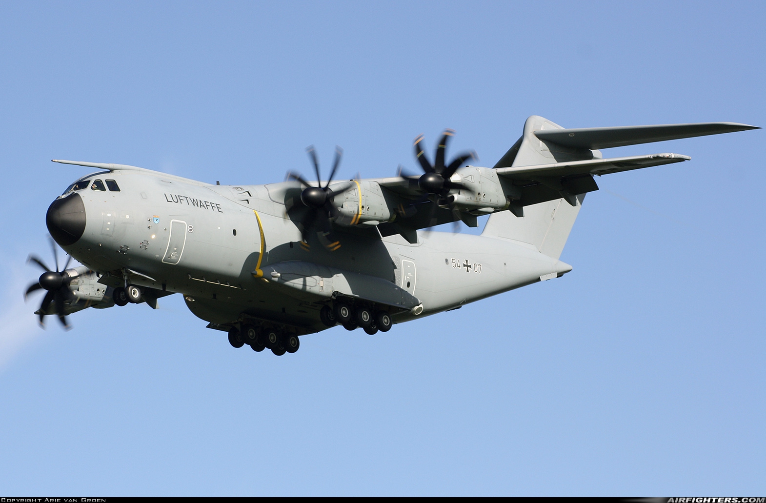Germany - Air Force Airbus A400M-180 Atlas 54+07 at Leeuwarden (LWR / EHLW), Netherlands