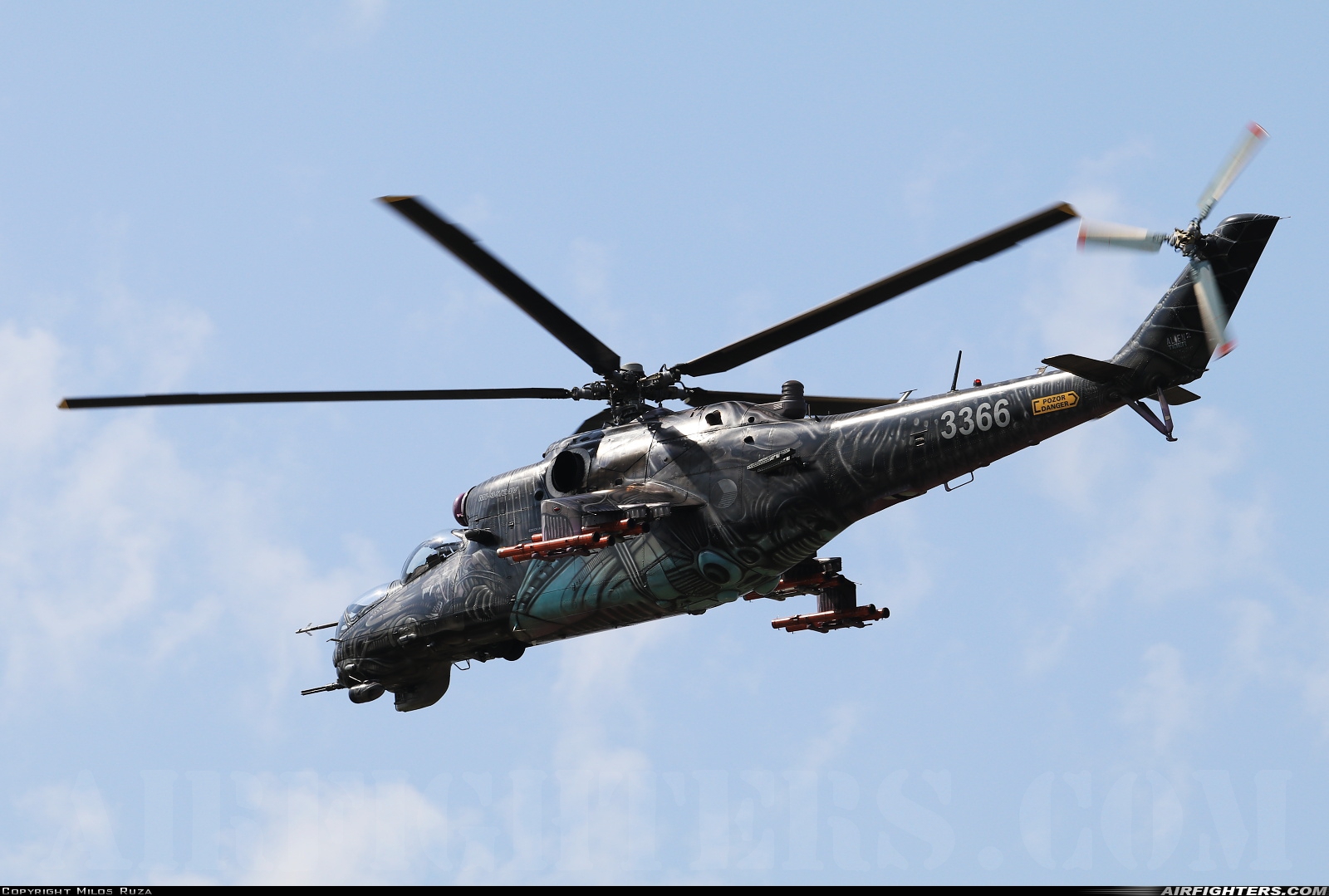 Czech Republic - Air Force Mil Mi-35 (Mi-24V) 3366 at Malacky - Kuchyna (LZMC), Slovakia