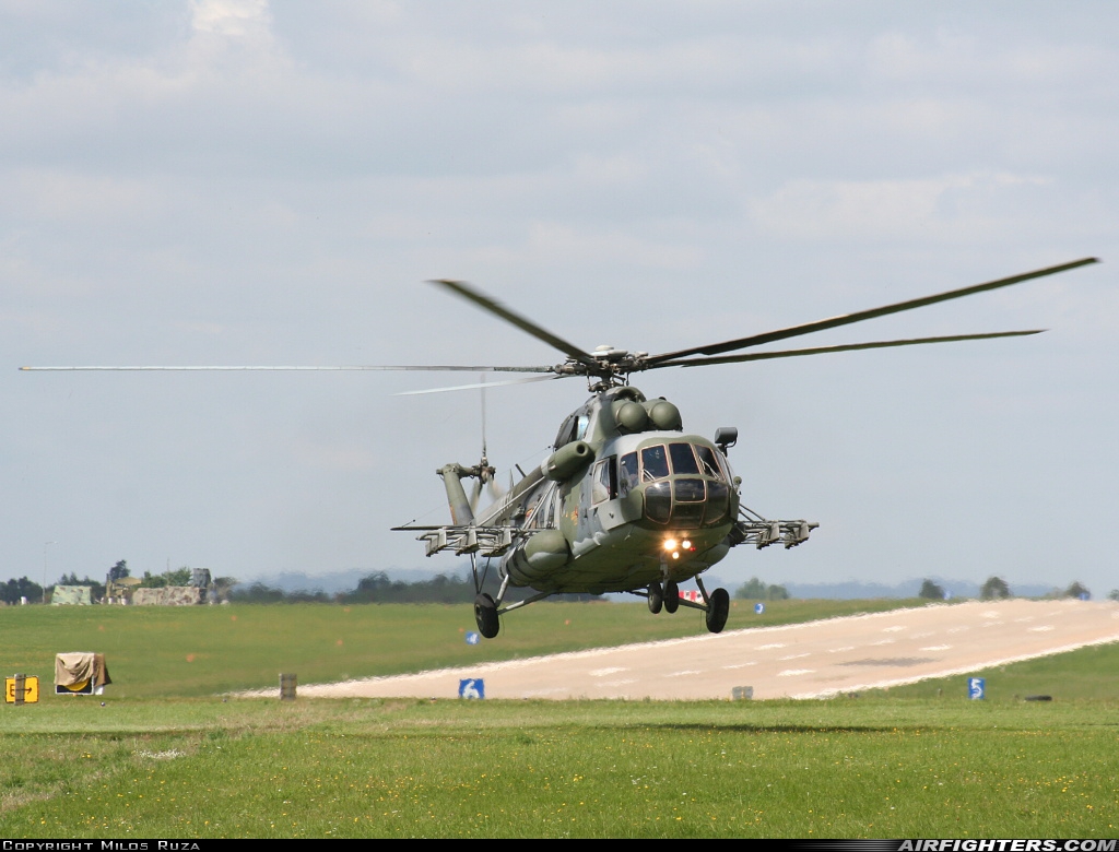 Czech Republic - Air Force Mil Mi-171Sh 9774 at Namest nad Oslavou (LKNA), Czech Republic