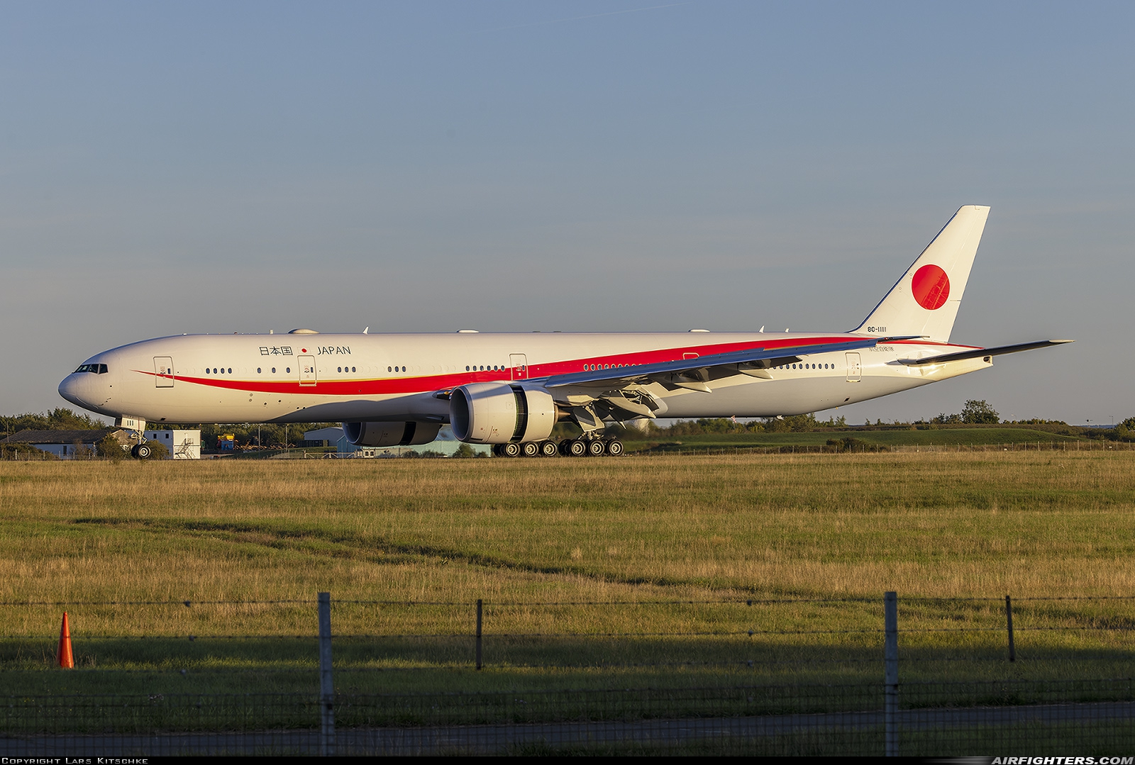 Japan - Air Force Boeing 777-3SB/ER 80-1111 at London - Stansted (STN / EGSS), UK