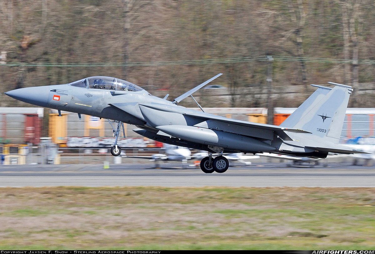 Saudi Arabia - Air Force Boeing F-15SA Eagle 12-1003 at Seattle - Boeing Field / King County Int. (BFI / KBFI), USA