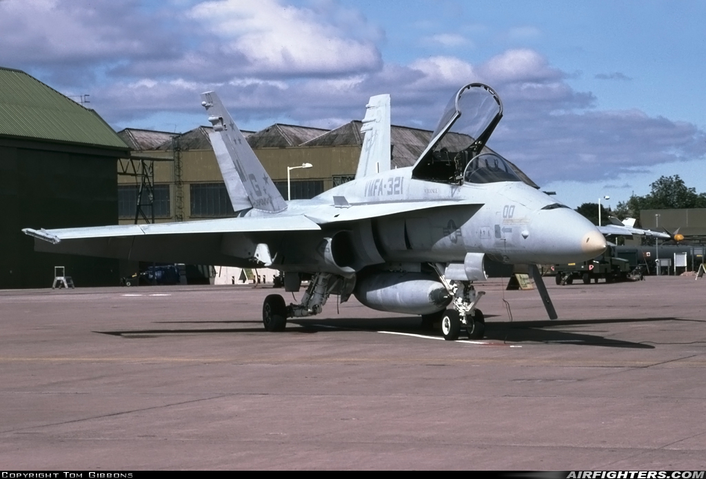 USA - Marines McDonnell Douglas F/A-18A Hornet 161960 at Leuchars (St. Andrews) (ADX / EGQL), UK