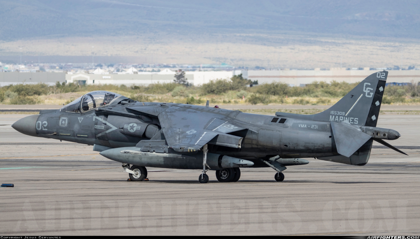 USA - Marines McDonnell Douglas AV-8B+ Harrier ll 165309 at El Paso - Int. (ELP / KELP), USA