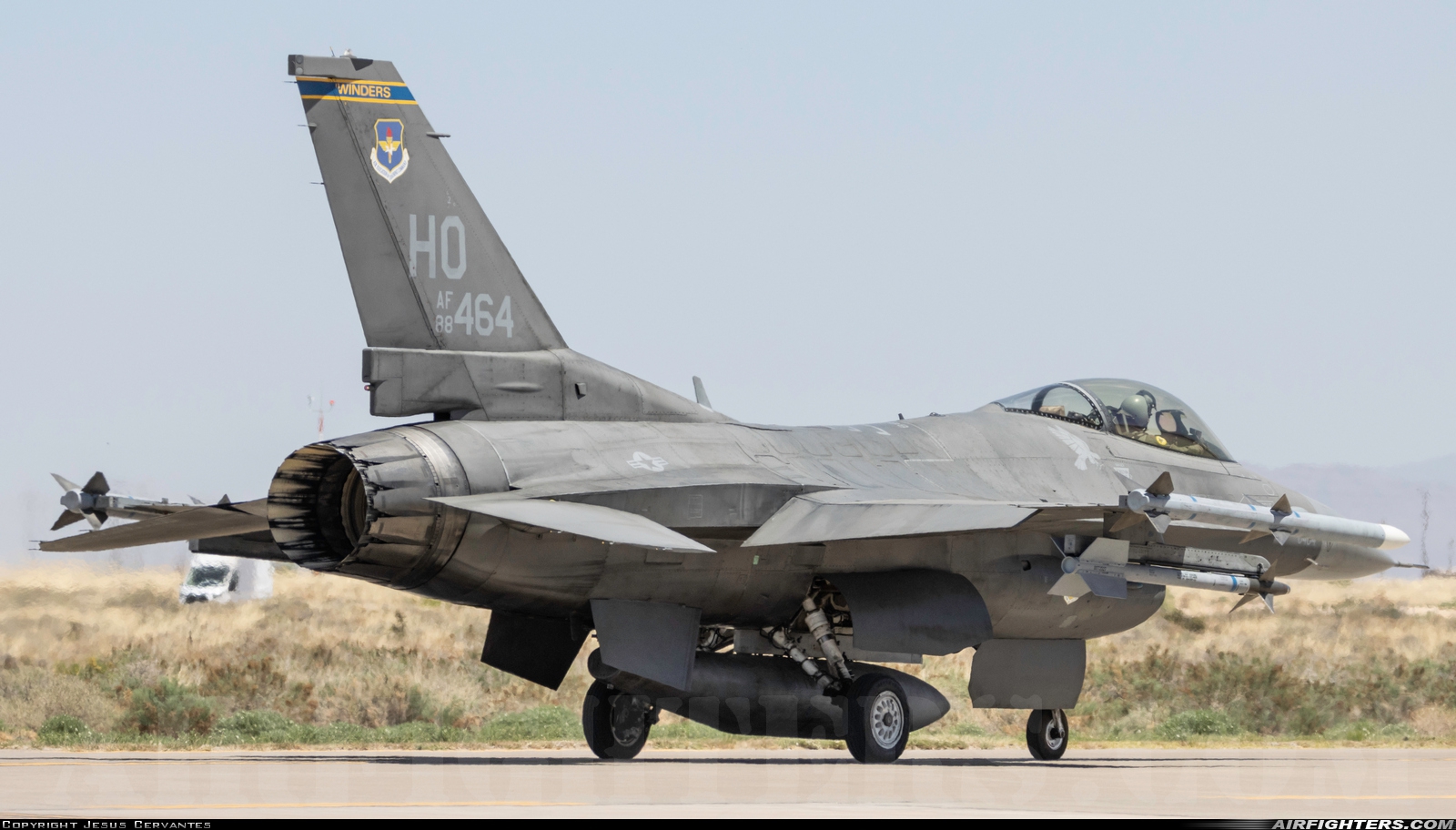 USA - Air Force General Dynamics F-16C Fighting Falcon 88-0464 at Alamogordo - Holloman AFB (HMN / KHMN), USA