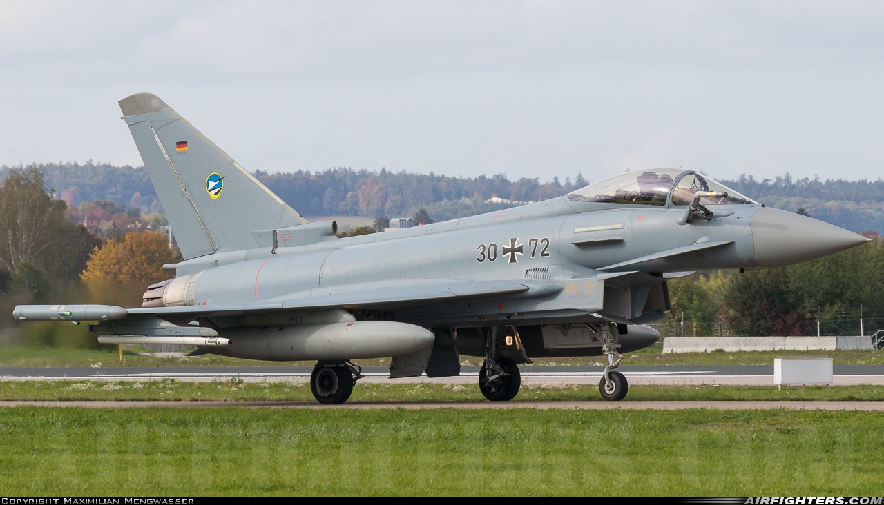Germany - Air Force Eurofighter EF-2000 Typhoon S 30+72 at Neuburg - Zell (ETSN), Germany