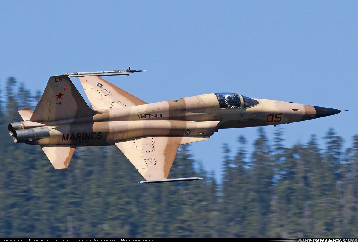 USA - Marines Northrop F-5N Tiger II 761556 at Off-Airport - Snoqualmie, USA
