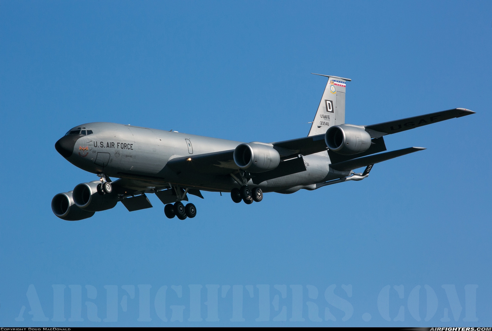 USA - Air Force Boeing KC-135R Stratotanker (717-148) 62-3540 at Mildenhall (MHZ / GXH / EGUN), UK