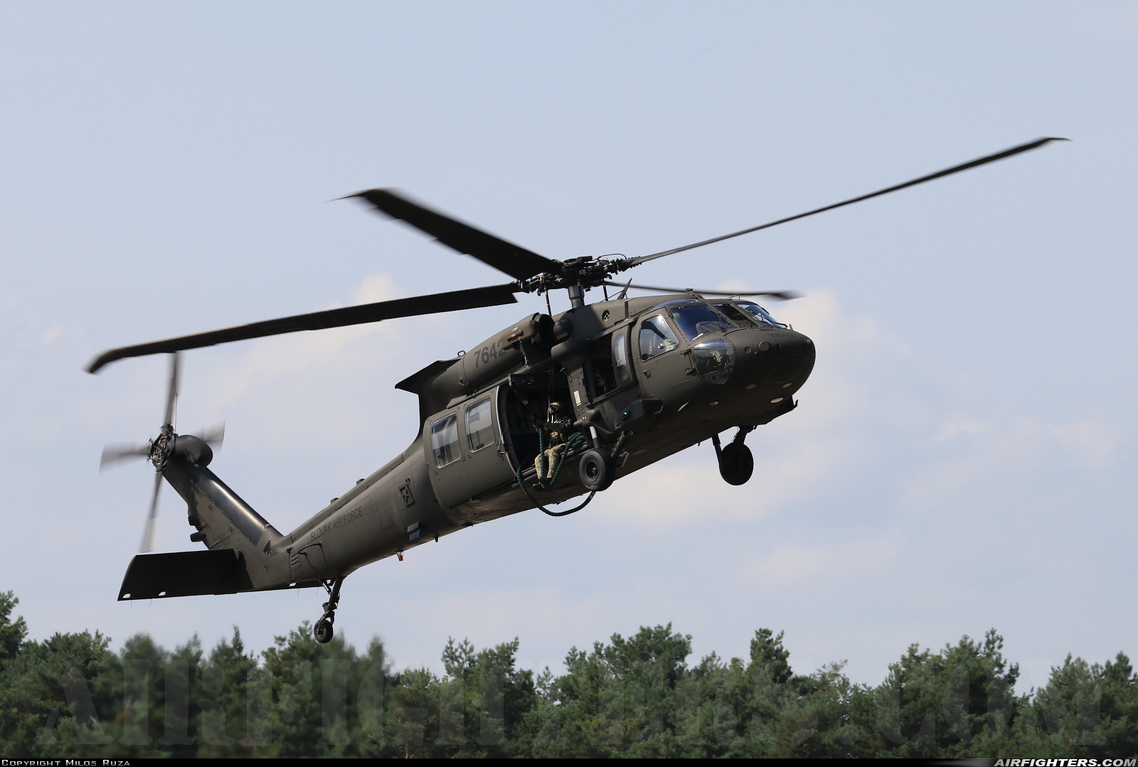 Slovakia - Air Force Sikorsky UH-60M Black Hawk (S-70A) 7642 at Malacky - Kuchyna (LZMC), Slovakia