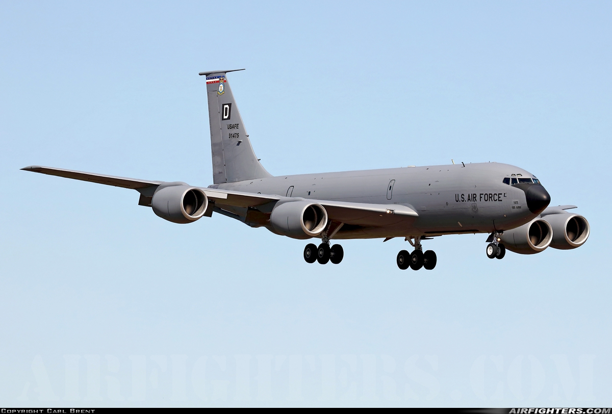 USA - Air Force Boeing KC-135R Stratotanker (717-148) 59-1475 at Mildenhall (MHZ / GXH / EGUN), UK