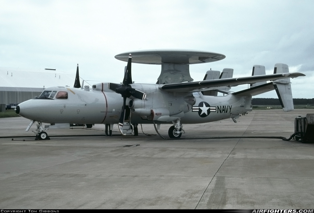 USA - Navy Grumman E-2C Hawkeye 164109 at Kinloss (FSS / EGQK), UK