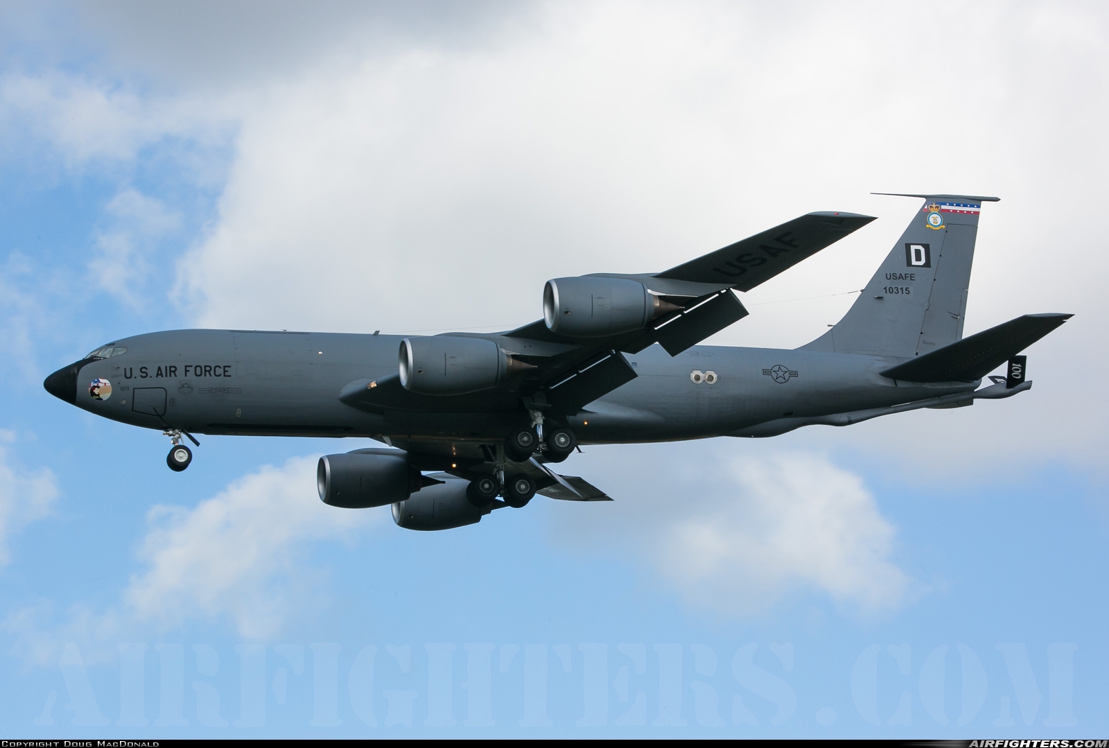 USA - Air Force Boeing KC-135R Stratotanker (717-148) 61-0315 at Mildenhall (MHZ / GXH / EGUN), UK