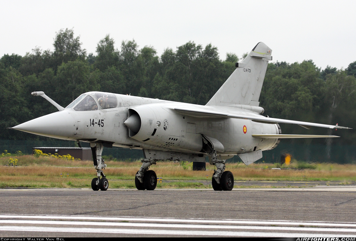 Spain - Air Force Dassault Mirage F1M C14-73 at Kleine Brogel (EBBL), Belgium