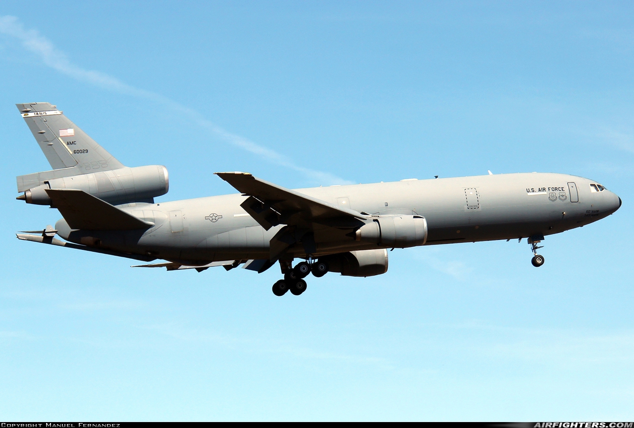 USA - Air Force McDonnell Douglas KC-10A Extender (DC-10-30CF) 86-0029 at Rota (LERT), Spain
