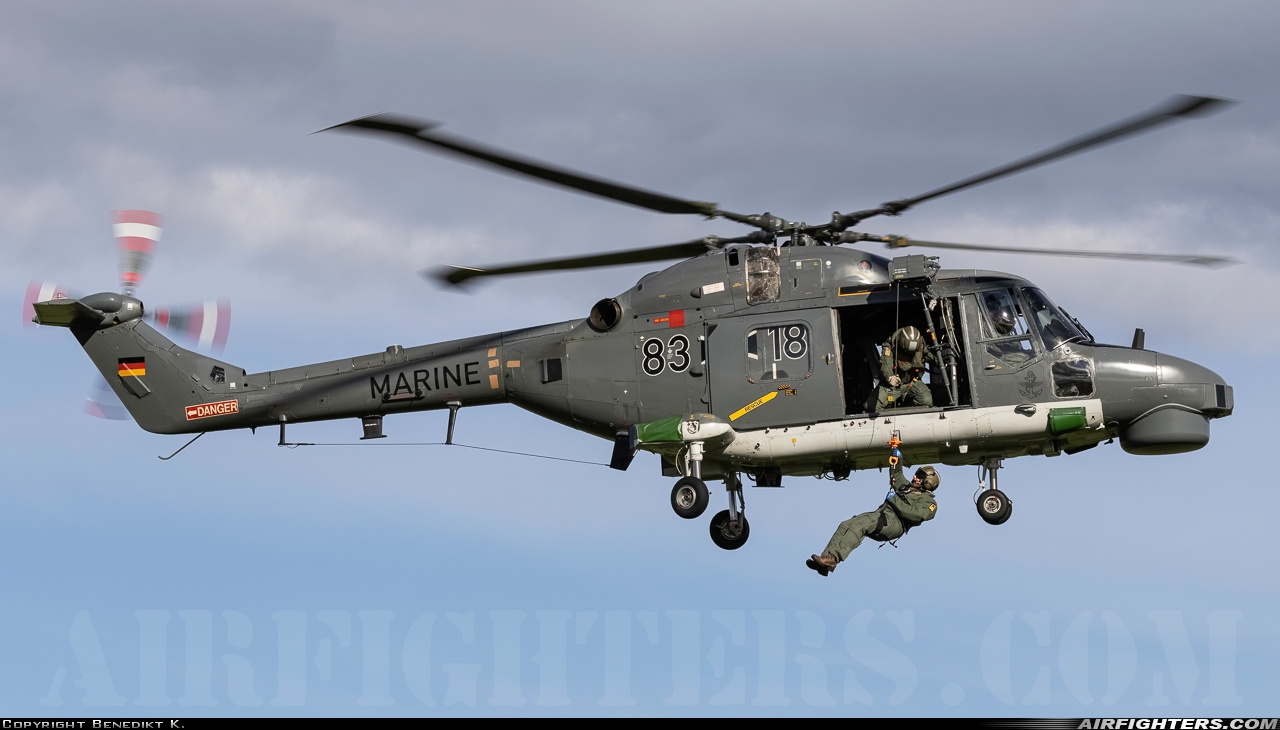 Germany - Navy Westland WG-13 Super Lynx Mk88A 83+18 at Bienenfarm (EDOI), Germany
