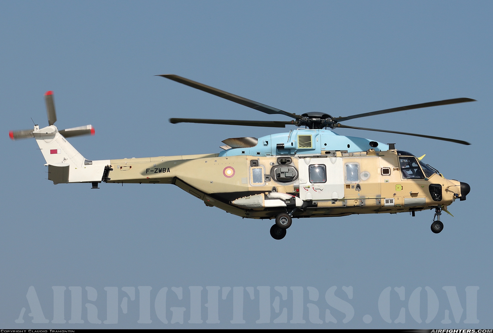 Qatar - Emiri Air Force NHI NH-90TTH F-ZWBA at Treviso-Sant'Angelo - (TSF / LIPH), Italy
