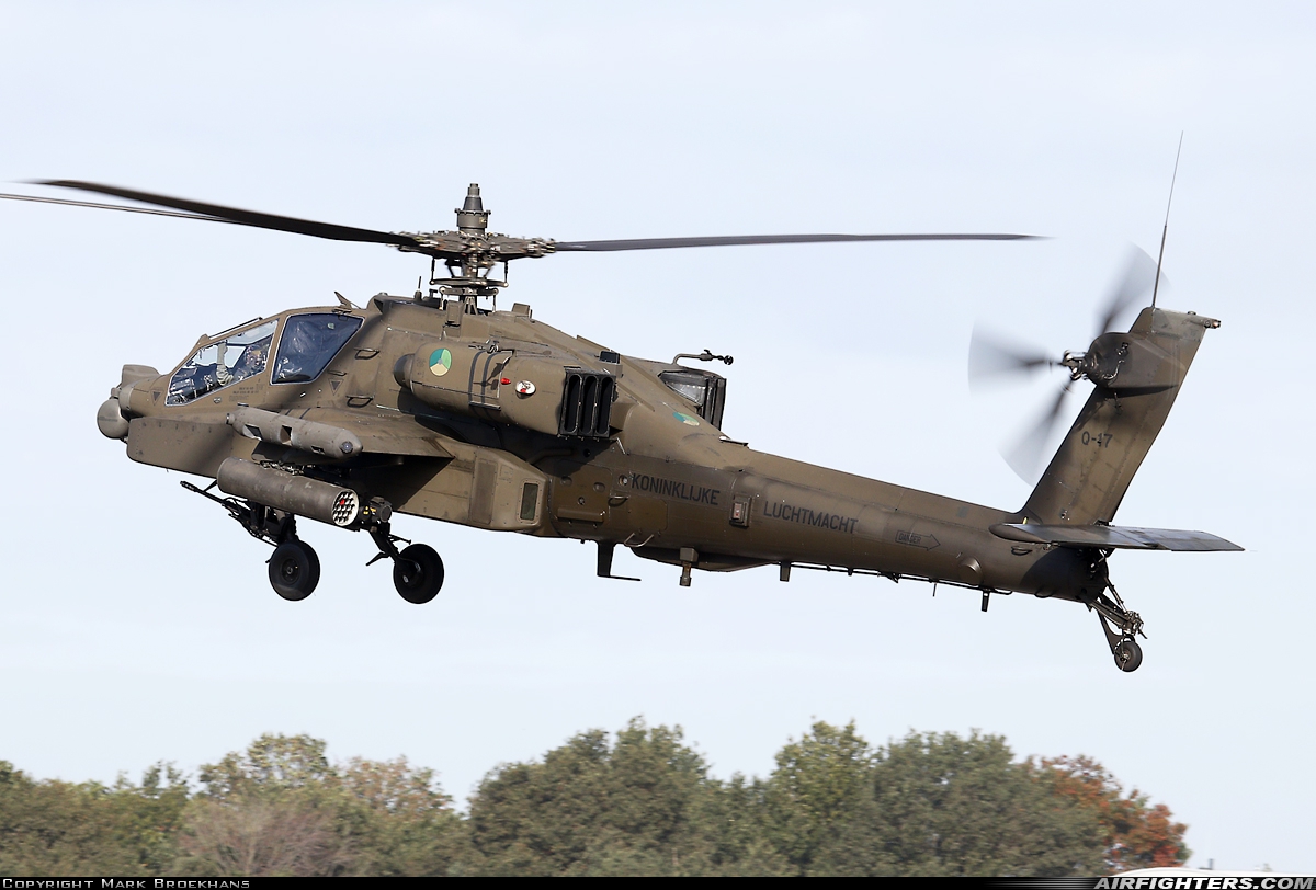 Netherlands - Air Force Boeing AH-64DN Apache Longbow Q-17 at Breda - Gilze-Rijen (GLZ / EHGR), Netherlands