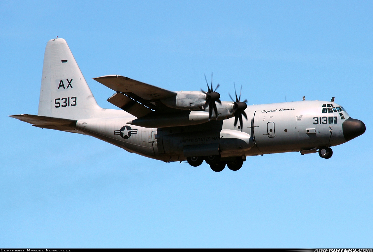 USA - Navy Lockheed C-130T Hercules (L-382) 165313 at Rota (LERT), Spain