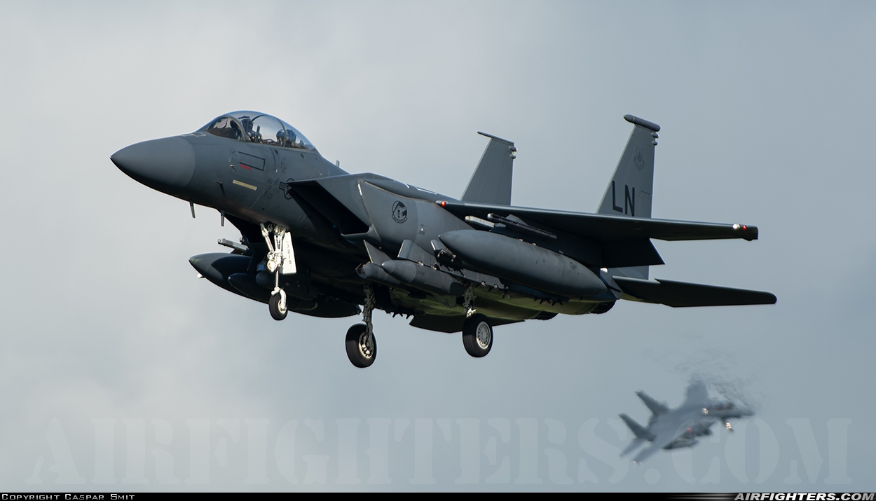 USA - Air Force McDonnell Douglas F-15E Strike Eagle 97-0219 at Leeuwarden (LWR / EHLW), Netherlands
