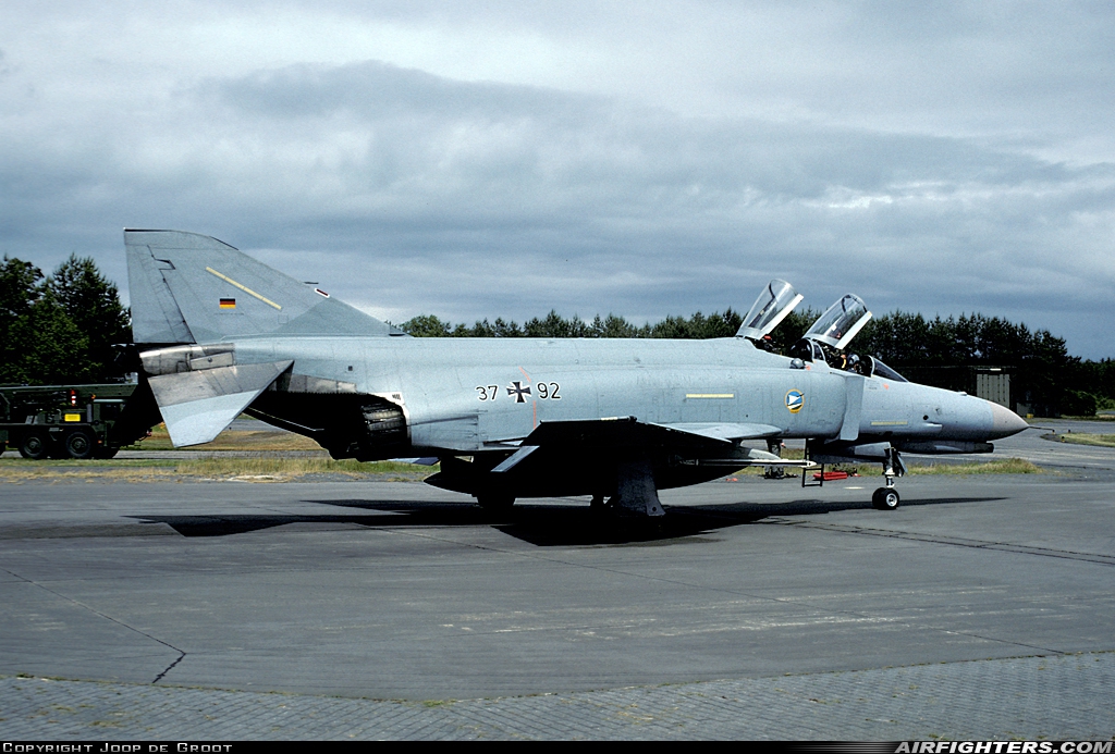 Germany - Air Force McDonnell Douglas F-4F Phantom II 37+92 at Jever (ETNJ), Germany