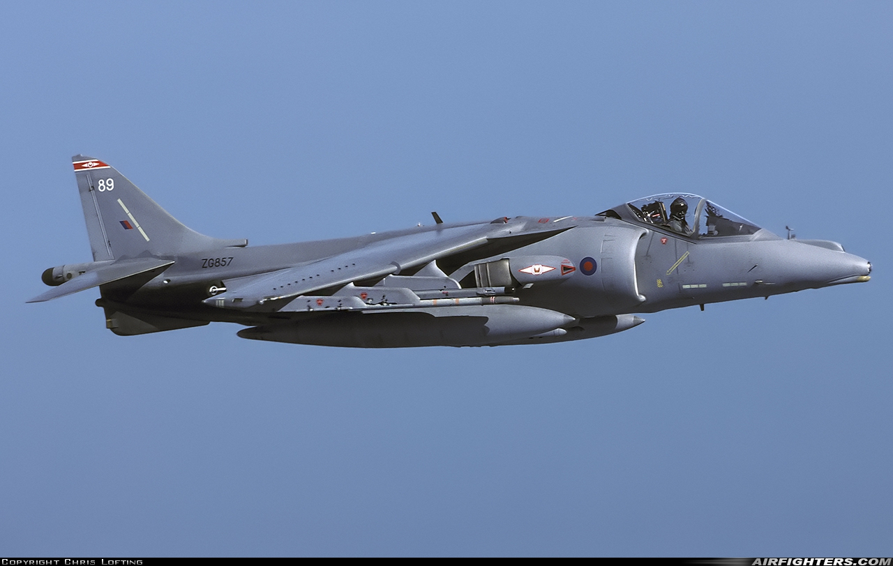 UK - Air Force British Aerospace Harrier GR.9 ZG857 at In Flight, UK