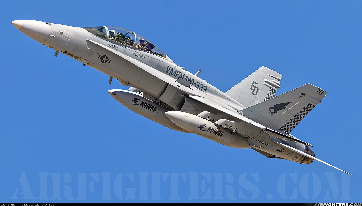USA - Marines McDonnell Douglas F/A-18D Hornet 164717 at El Paso - Int. (ELP / KELP), USA