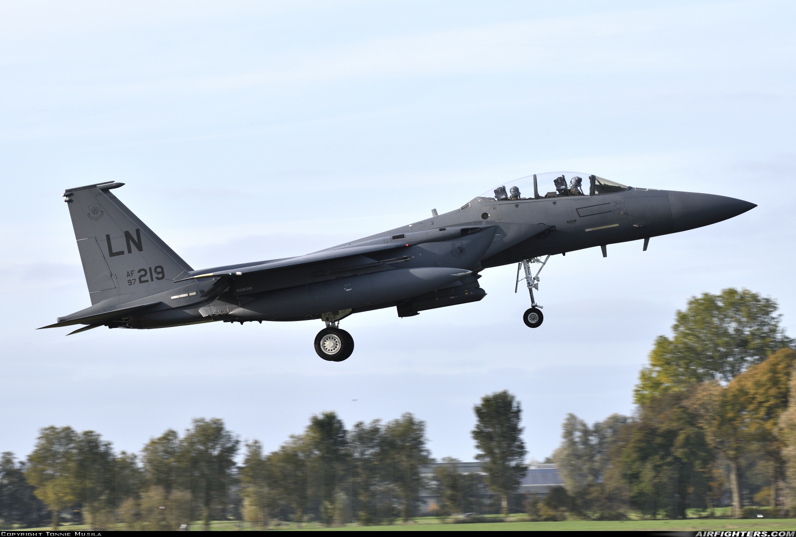 USA - Air Force McDonnell Douglas F-15E Strike Eagle 97-0219 at Leeuwarden (LWR / EHLW), Netherlands