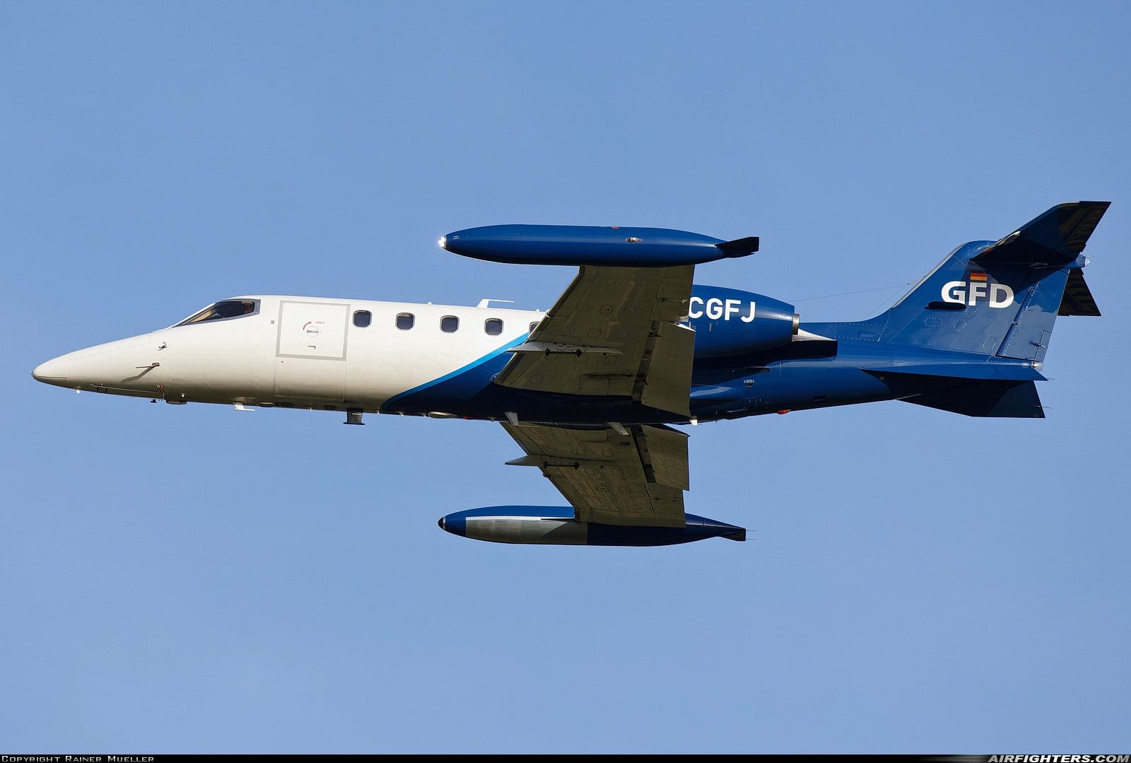Company Owned - GFD Learjet 35A D-CGFJ at Wunstorf (ETNW), Germany