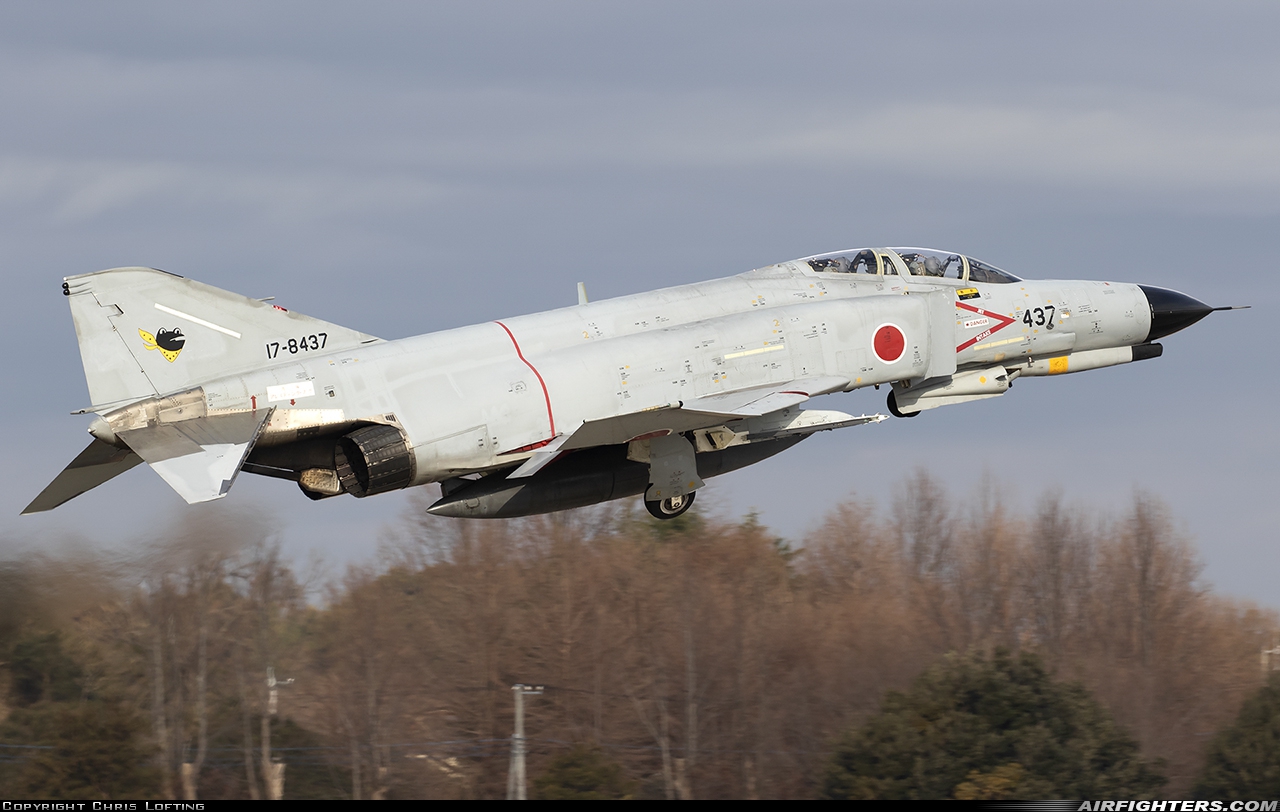 Japan - Air Force McDonnell Douglas F-4EJ Phantom II 17-8437 at Hyakuri (RJAH), Japan