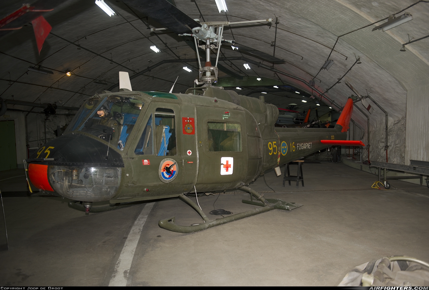Sweden - Air Force Bell Hkp3B Iroquois 03425 at Gothenburg - City (Save) (GSE / ESGP), Sweden