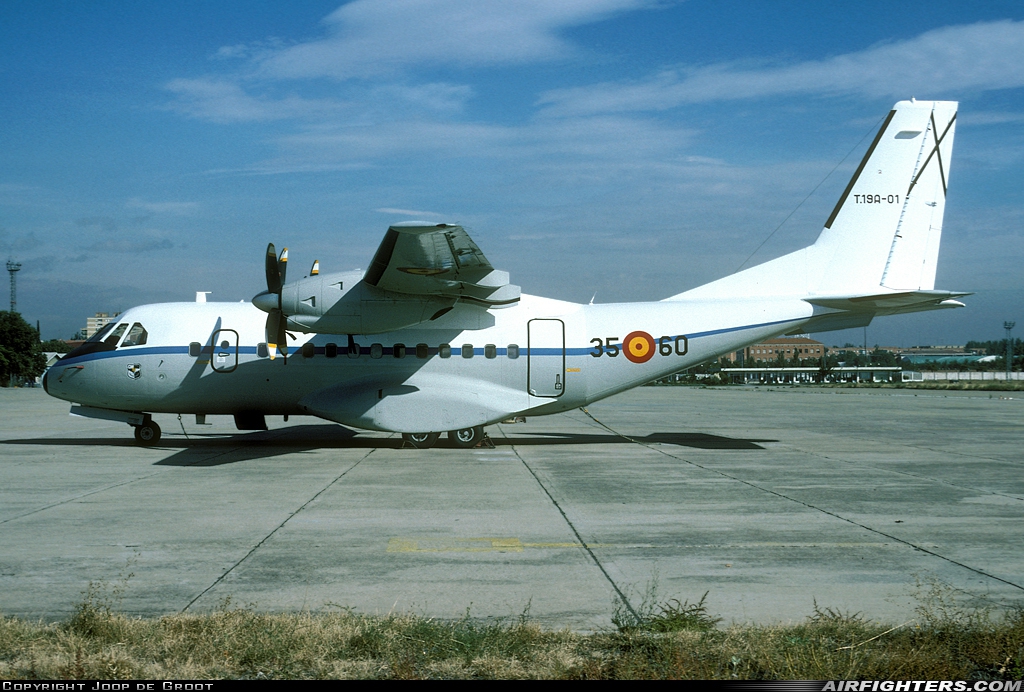 Spain - Air Force CASA CN235M-10 T.19A-01 at Madrid - Getafe (LEGT), Spain