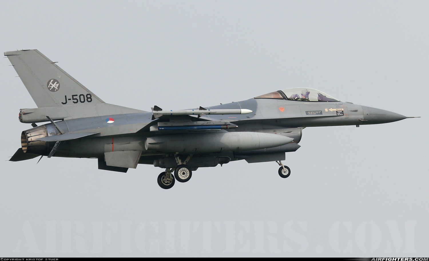 Netherlands - Air Force General Dynamics F-16AM Fighting Falcon J-508 at Uden - Volkel (UDE / EHVK), Netherlands