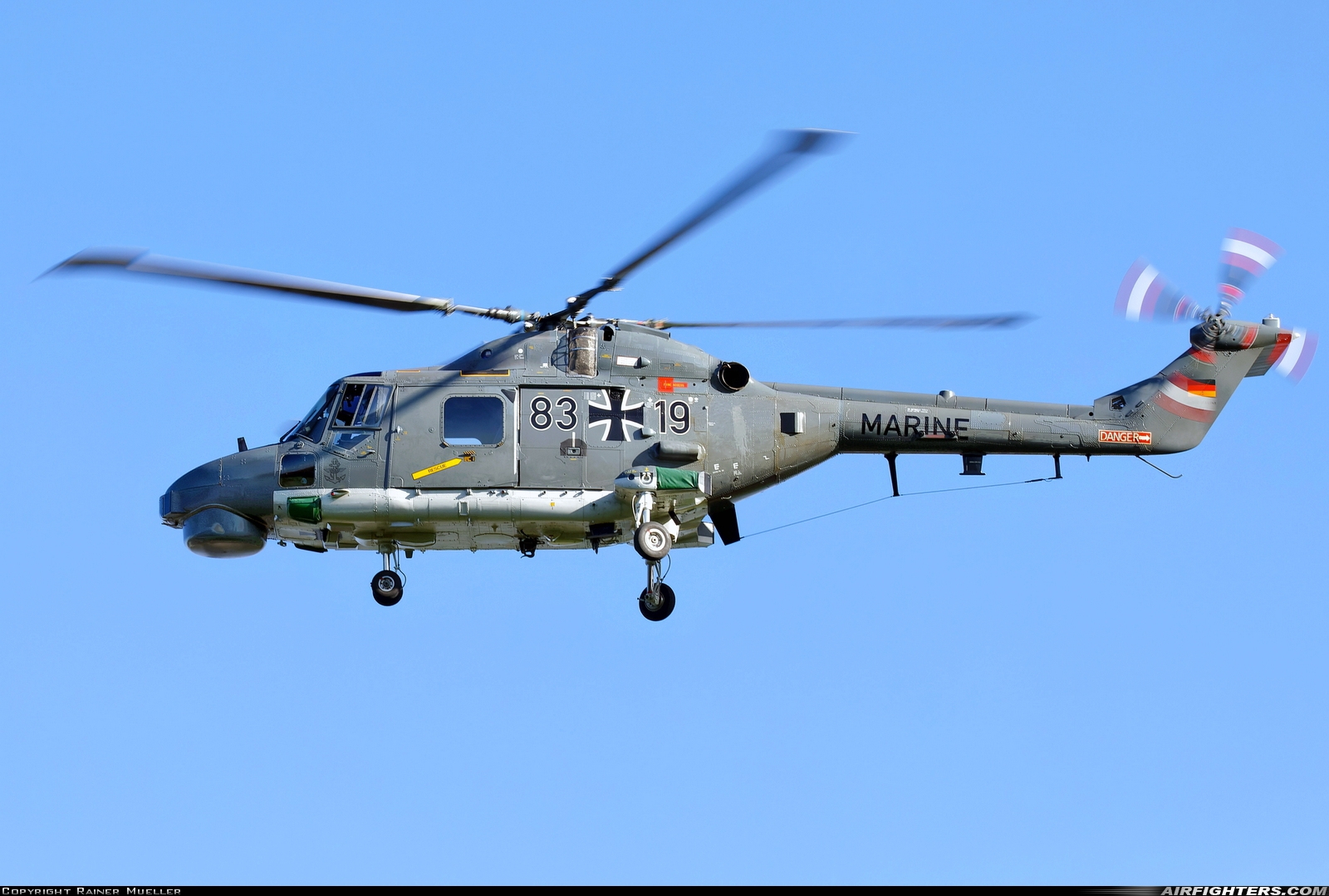 Germany - Navy Westland WG-13 Super Lynx Mk88A 83+19 at Nordholz (- Cuxhaven) (NDZ / ETMN), Germany