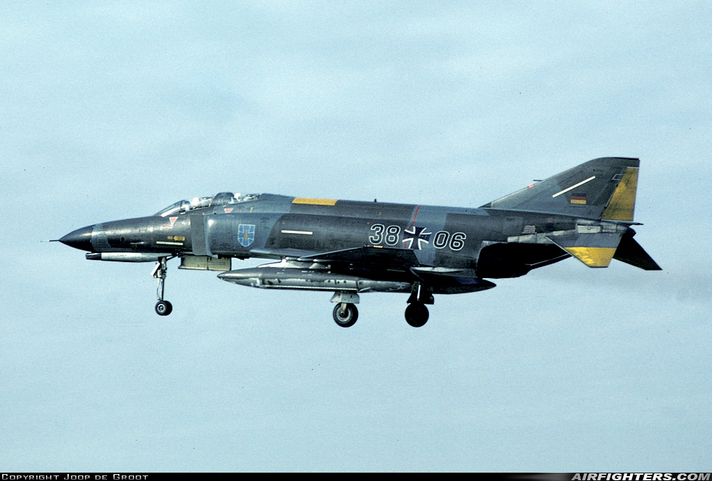 Germany - Air Force McDonnell Douglas F-4F Phantom II 38+06 at Leeuwarden (LWR / EHLW), Netherlands