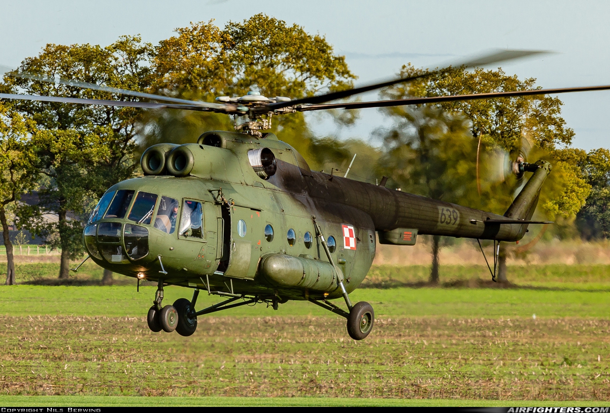 Poland - Army Mil Mi-8T 639 at Off-Airport - Ossesluis, Netherlands