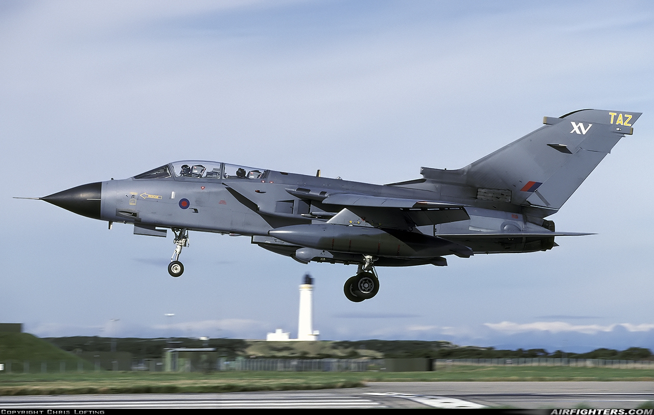 UK - Air Force Panavia Tornado GR1(T) ZA323 at Lossiemouth (LMO / EGQS), UK