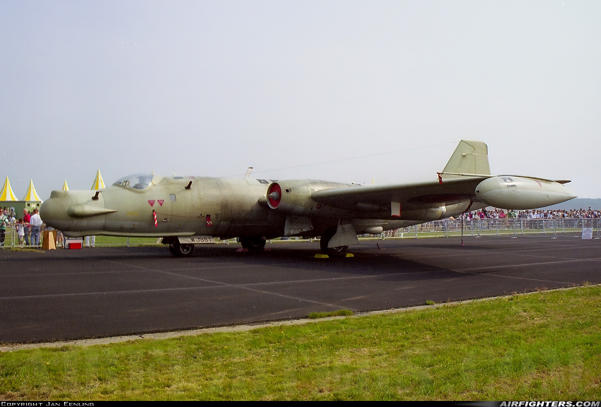UK - Air Force English Electric Canberra T17A WJ981 at Eindhoven (- Welschap) (EIN / EHEH), Netherlands