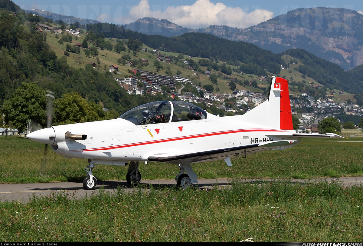 Company Owned - Pilatus Pilatus PC-7 MKX HB-HHH at Buochs (Stans) (LSMU / LSZC), Switzerland