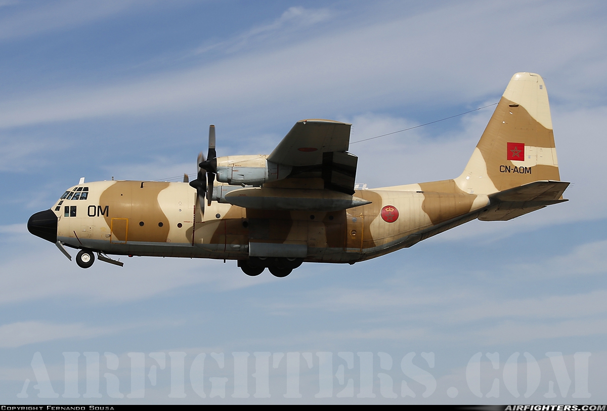 Morocco - Air Force Lockheed C-130H Hercules (L-382) CN-AOM at Beja (BA11) (LPBJ), Portugal
