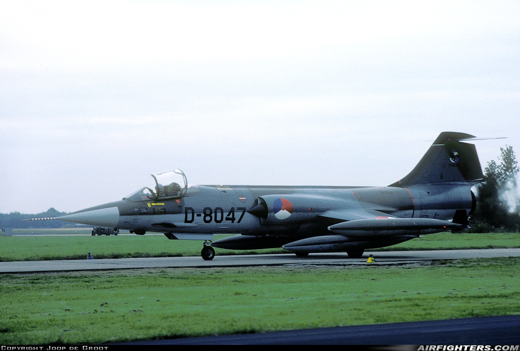 Netherlands - Air Force Lockheed F-104G Starfighter D-8047 at Uden - Volkel (UDE / EHVK), Netherlands