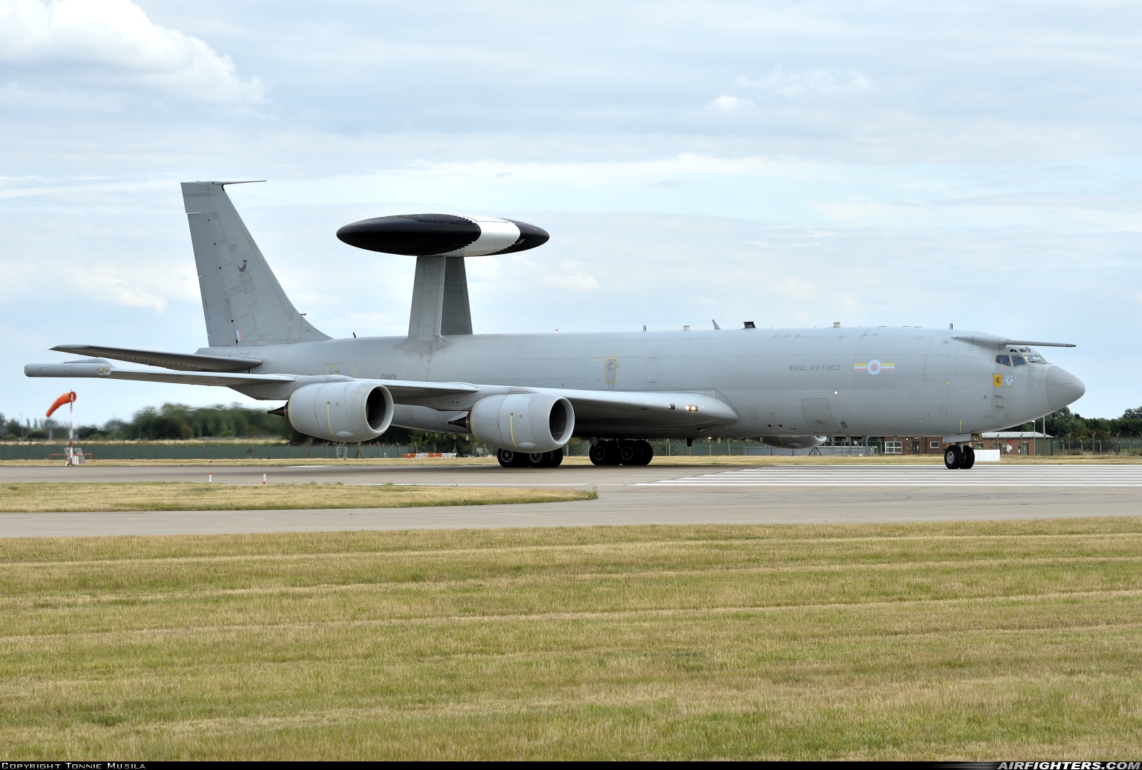 UK - Air Force Boeing E-3D Sentry AEW1 (707-300) ZH101 at Coningsby (EGXC), UK