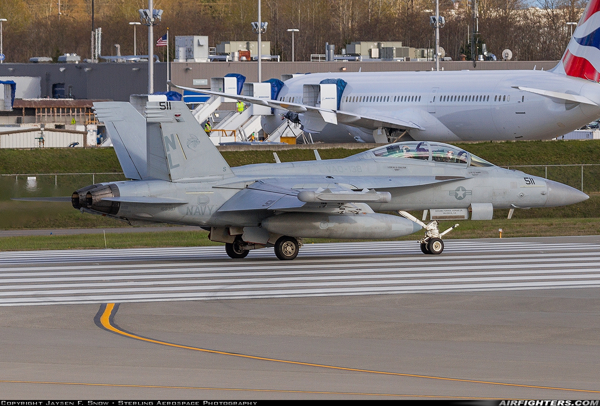 USA - Navy Boeing EA-18G Growler 168387 at Everett - Snohomish County / Paine Field (PAE / KPAE), USA