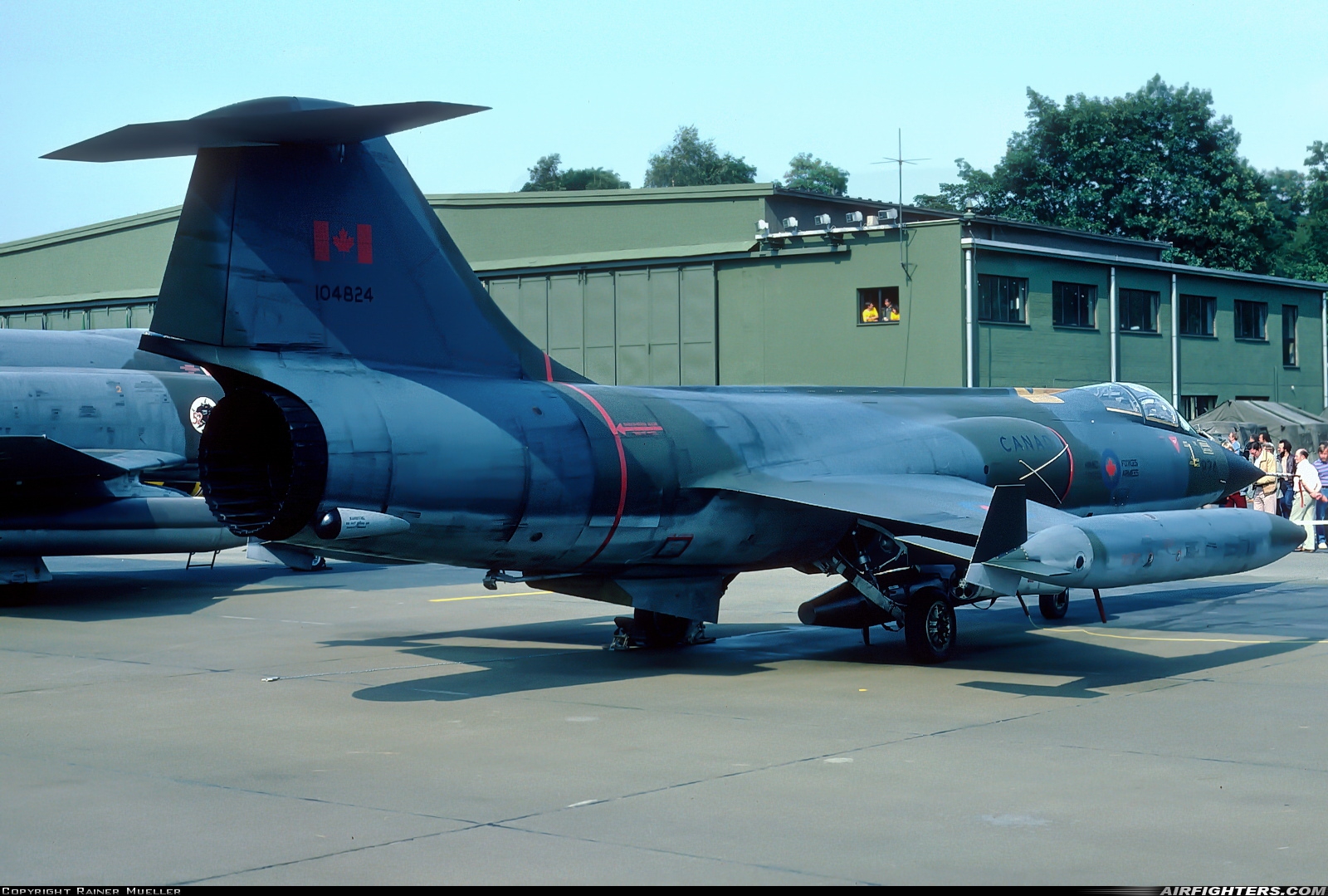 Canada - Air Force Canadair CF-104 Starfighter (CL-90) 104824 at Gutersloh (GUT / ETUO), Germany