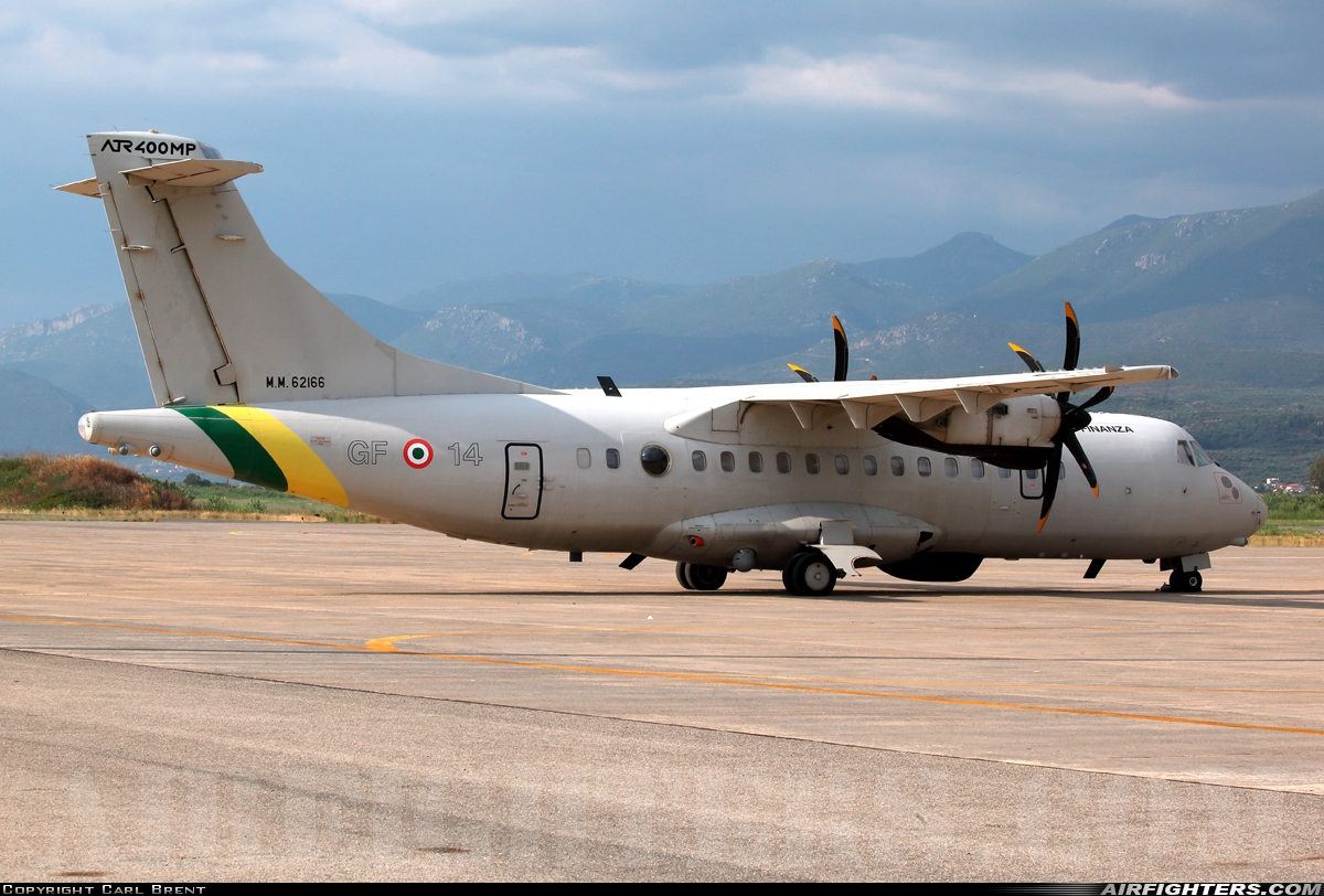 Italy - Guardia di Finanza ATR ATR-42-400MP Surveyor MM62166 at Kalamata (LGKL), Greece