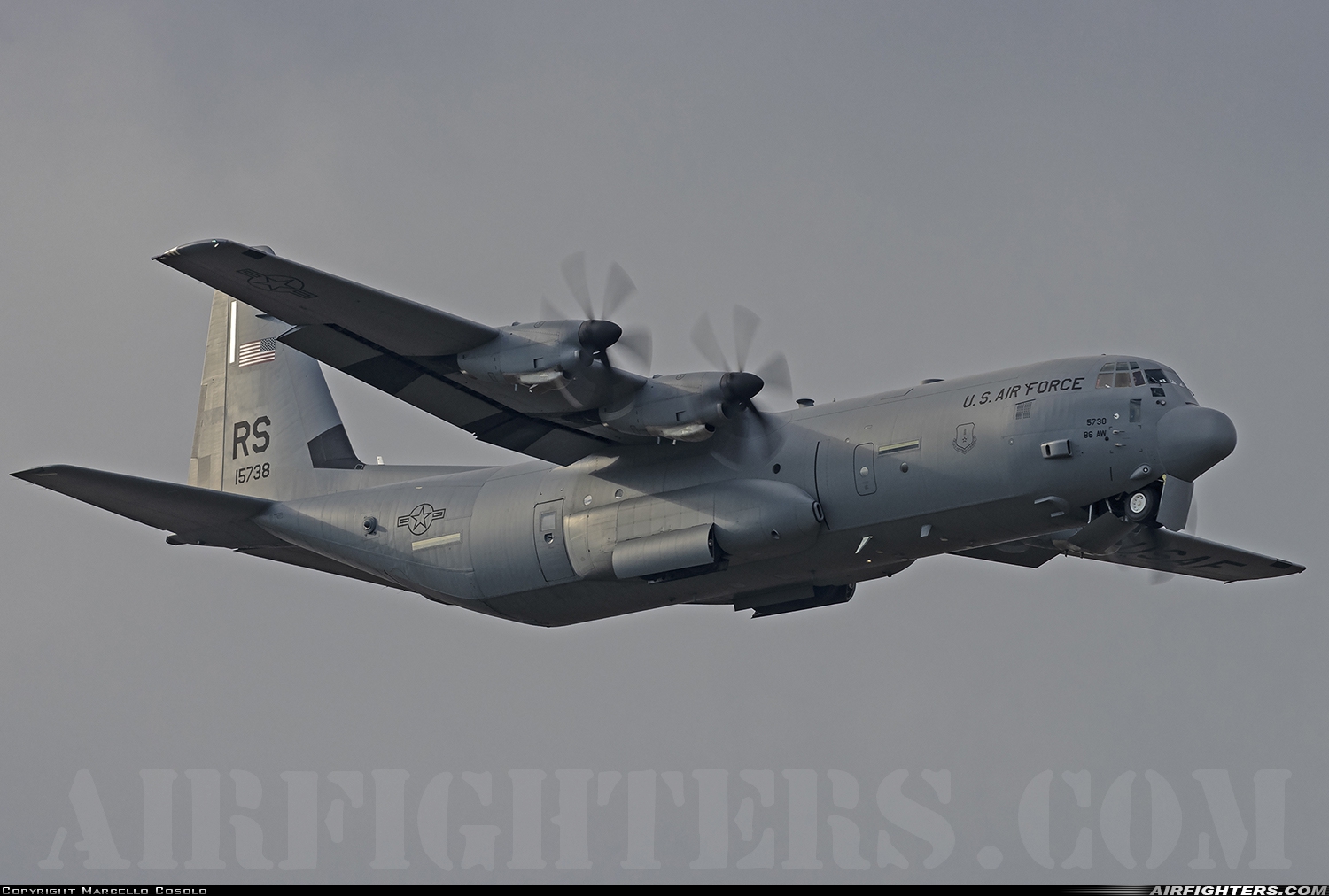 USA - Air Force Lockheed Martin C-130J-30 Hercules (L-382) 11-5738 at Aviano (- Pagliano e Gori) (AVB / LIPA), Italy