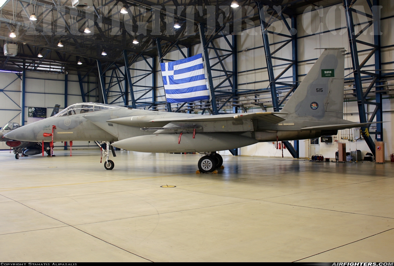 Saudi Arabia - Air Force McDonnell Douglas F-15C Eagle 515 at Chania - Souda (CHQ / LGSA), Greece