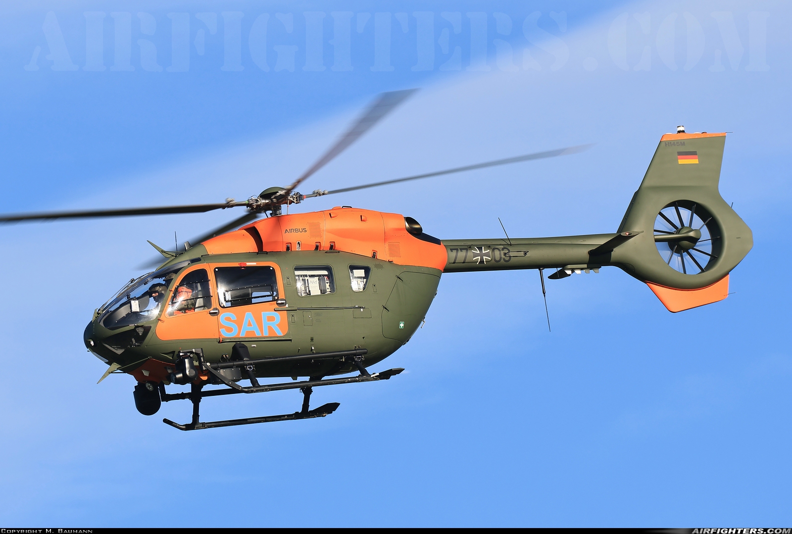 Germany - Army Eurocopter EC-645T2 77+03 at Norvenich (ETNN), Germany