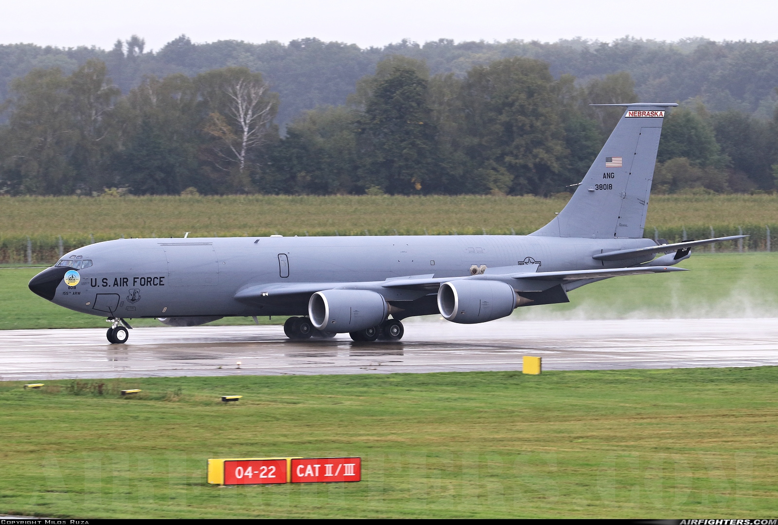 USA - Air Force Boeing KC-135R Stratotanker (717-148) 63-8018 at Ostrava - Mosnov (OSR / LKMT), Czech Republic