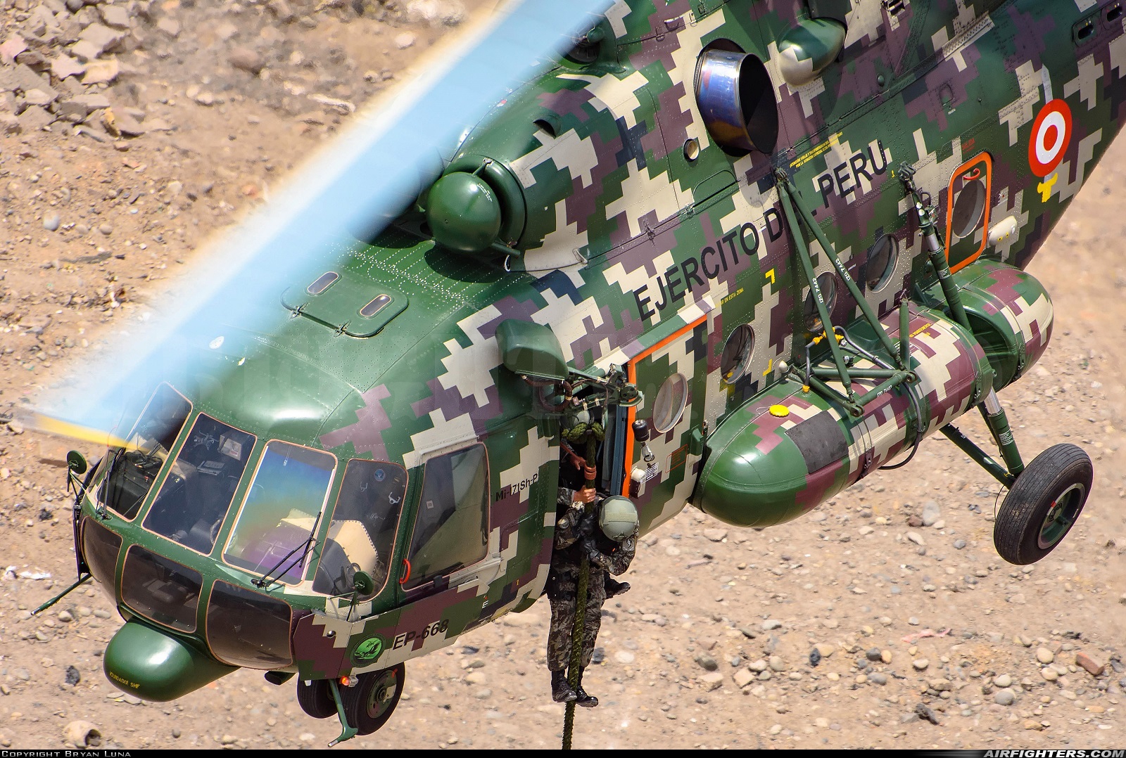 Peru - Army Mil Mi-171Sh-P EP-668 at Off-Airport - Lima-Callao, Peru
