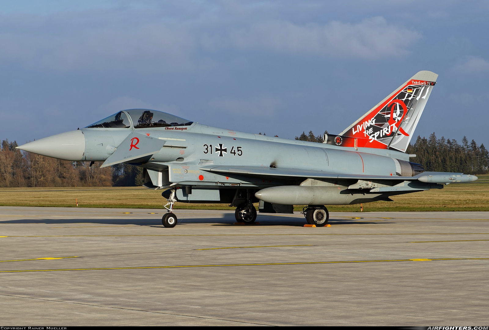 Germany - Air Force Eurofighter EF-2000 Typhoon S 31+45 at Rostock - Laage (RLG / ETNL), Germany